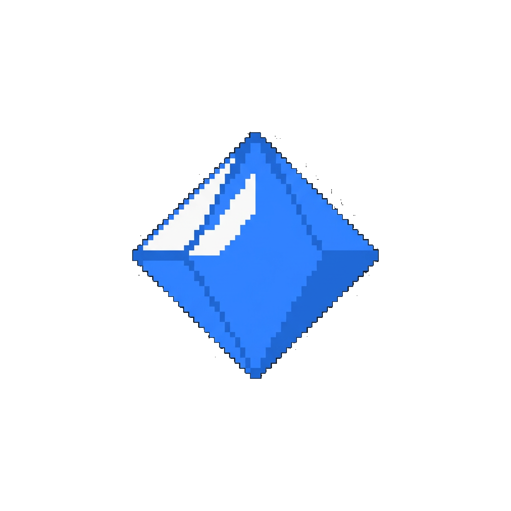 블루 픽셀 다이아몬드